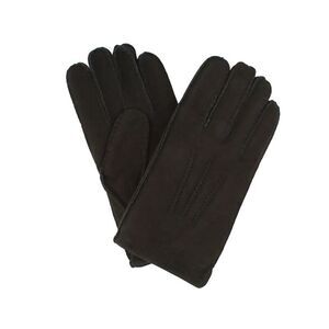 Eastern Counties Leather Mens MSG/SP Sheepskin 3 Point Stitch Gloves / Black